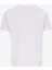 Bisiklet Yaka Baskılı Beyaz Kadın T-Shirt J4WL-TST4011 2