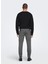 Normal Bel Dar Açık Gri Erkek Chino Pantolon Onsmark Slım Check Pants 9887 Noos 4