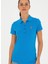 Polo Yaka Saks Kadın T-Shirt GTP-IY24 3