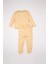 Kız Bebek Pijama Takımı Yiyecek Baskılı Waffle Uzun Kollu Üst Uzun Alt D3615A524WN 4