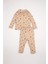 Erkek Bebek Pijama Takımı Dinazor Desenli Uzun Kollu Penye Üst Beli Lastikli Uzun Alt D6811A5NS 4