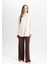 Wide Leg Geniş Paça Esnek Belli Bağcıklı Basic Düz Pantolon C5628AX24AU 1