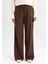 Wide Leg Geniş Paça Esnek Belli Bağcıklı Basic Düz Pantolon C5628AX24AU 4