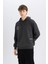 Keith Haring Boxy Fit Kapüşonlu Sırt Baskılı Sweatshirt C6520AX24AU 3