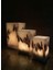 Çok Renkli Mumluk Buğdaylı Kare Tealight 3'lü Takım 3
