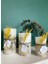 Çok Renkli Mumluk Mimoza Silindir Tealight 3'lü Takım 1