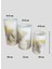 Çok Renkli Mumluk Mimoza Silindir Tealight 3'lü Takım 5