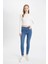 Rebeca Skinny Fit Yüksek Bel Dar Paça Bilek Boy Jean Pantolon C7609AX24AU 2