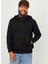 Kapüşon Yaka Siyah Erkek Sweatshırt 12263091_JCOFUSION Sweat Zıp Hood P 2