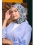 Marrakech Koleksiyon Soft Eşarp Gri Mor 1195-06 2