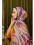 Marrakech Koleksiyon Soft Şal Şeftali Kırmızı 3047-09 4