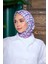 Marrakech Koleksiyon Soft Eşarp Somon Ametist 1203-10 3
