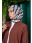 Marrakech Koleksiyon Soft Eşarp Siyah Çam Yeşili 1205-05 3