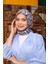 Marrakech Koleksiyon Soft Eşarp Gri Mor 1195-06 1