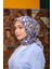 Marrakech Koleksiyon Soft Eşarp Gri Mor 1195-06 2