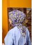 Marrakech Koleksiyon Soft Eşarp Gri Mor 1195-06 3