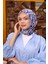 Marrakech Koleksiyon Soft Eşarp Gri Mor 1195-06 1