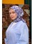 Marrakech Koleksiyon Soft Eşarp Gri Mor 1195-06 2