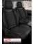 Aston Martin Db9 Uyumlu Tam Set Pro Lüks Oto Koltuk Kılıfı Deri ve Kabartmalı Siyah Kumaş 1