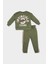 Erkek Bebek 2'li Takım Baskılı Sweatshirt Eşofman Altı D6254A5NS 1