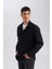 Regular Fit Jean Uzun Kollu Basic Gömlek D5386AX24AU 4