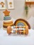 Yıldız Halka Kule Set (Halka Kule + Abaküs + Gökkuşağı )Ahşap Oyuncak Dekor Montessori Oyuncak 3