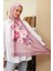 Floral Pamuk Viskon Şal Pembe 4