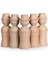 Montessori Toys Ahşap El Yapımı Peg Bebek 6'lı Boyama Seti Fırça Boya Dahil -PEG11-9,5CM 4