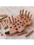 Montessori Ahşap Tak Çıkar Kirpi Rengarenk 2