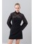 Dantelli Mini Elbise Siyah K2511504_001 3