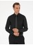 Erkek Siyah Regular Fit Uzun Kollu Basic Gömlek 50292536-VR046 1