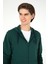 Erkek Koyu Yeşil Hırka (Örme) 50295147-VR079 2