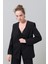 Gold Zincir Detaylı Ceket Siyah K2516009_001 1