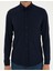 Erkek Lacivert Slim Fit Uzun Kollu Gömlek 50292079-VR033 5