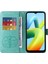 Xiaomi Redmi A1 Artı Kart Yuvaları Deri Çiçek Flip Case (Yurt Dışından) 5