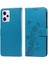 Xiaomi Redmi Not 12 Için Flip Case Pro Artı Flip Kart Yuvaları Deri Çiçek (Yurt Dışından) 4