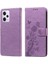 Xiaomi Redmi Not 12 Için Flip Case Pro Artı Flip Kart Yuvaları Deri Çiçek (Yurt Dışından) 4
