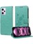 Xiaomi Redmi Not 12 Için Flip Case Pro Artı Flip Kart Yuvaları Deri Çiçek (Yurt Dışından) 4