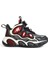 2081 Anatomik Tabanlı Otomatik Bağcıklı Unisex Çocuk Basketbol Ayakkabısı - NKT02081-SIYAH Kırmızı-31 4