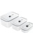 Zwilling Fresh & Save Vakumlu Saklama Kabı Seti S/M/L Yarı Şeffaf-Akdeniz Mavisi 1