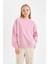 Kadın Sweatshirt Pembe A4177AX/PN450 1