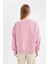 Kadın Sweatshirt Pembe A4177AX/PN450 4