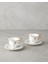 Sakura Dream New Bone China Kahve Fincan Takımı Açık Yeşil 1