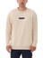 Csc Framed Puff Erkek Sweatshirt Bej CS0381-278 1