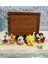 Ahşap 10000 Hedefli Para Box Kumbara ve Disney Anahtarlık Mickey Mini Mouse Donald Duck Pluto Tweet 1