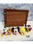 Ahşap 10000 Hedefli Para Box Kumbara ve Disney Anahtarlık Mickey Mini Mouse Donald Duck Pluto Tweet 4
