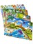 3D Ahşap Oyuncak Balık Tutma ve İpe Dizme Oyun Alanı (42 Parça Puzzle Hediyeli) 3