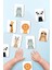 Ahşap Zeka Kartları Eşleştirme Oyunu Hafıza Kartı Ahşap Eğitici Puzzle Oyuncak 1