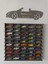 Oyuncak Araba Rafı 50'li Eskitme Siyah (Hotwheels ve Matcbox Arabaları Için Uygundur) 4