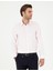 Erkek Açık Pembe Slim Fit Armürlü Uzun Kollu Gömlek 50294742-VR078 1